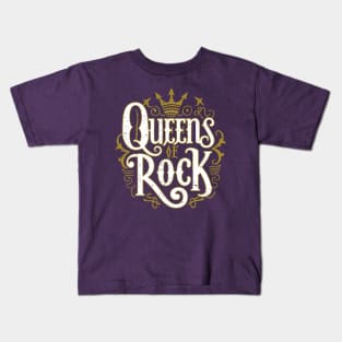 Women Rock! Queens Rock! – January Kids T-Shirt